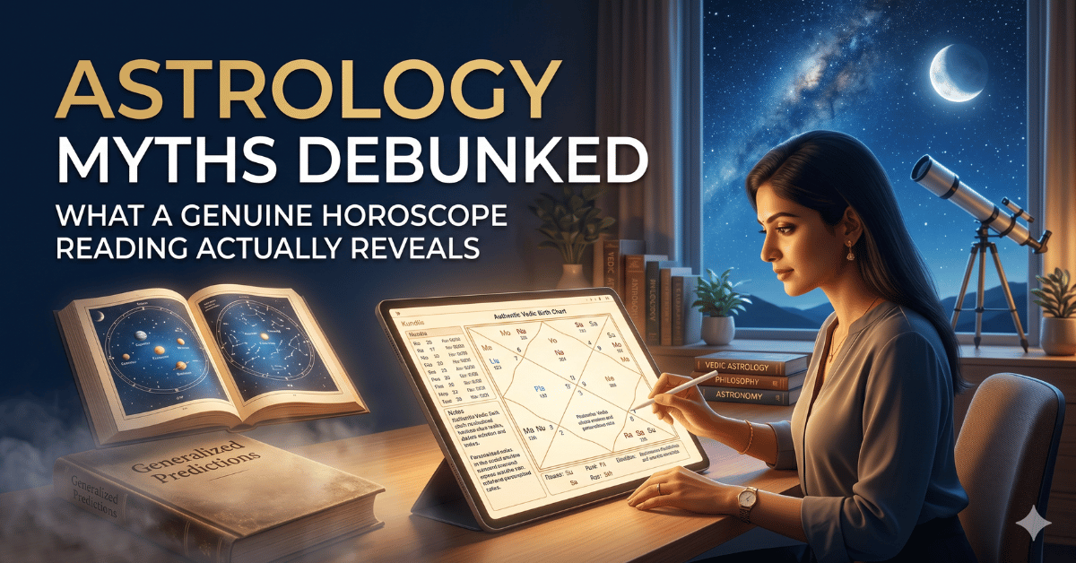 Astrology Myths Debunked: What a Genuine Horoscope Reading Actually Reveals