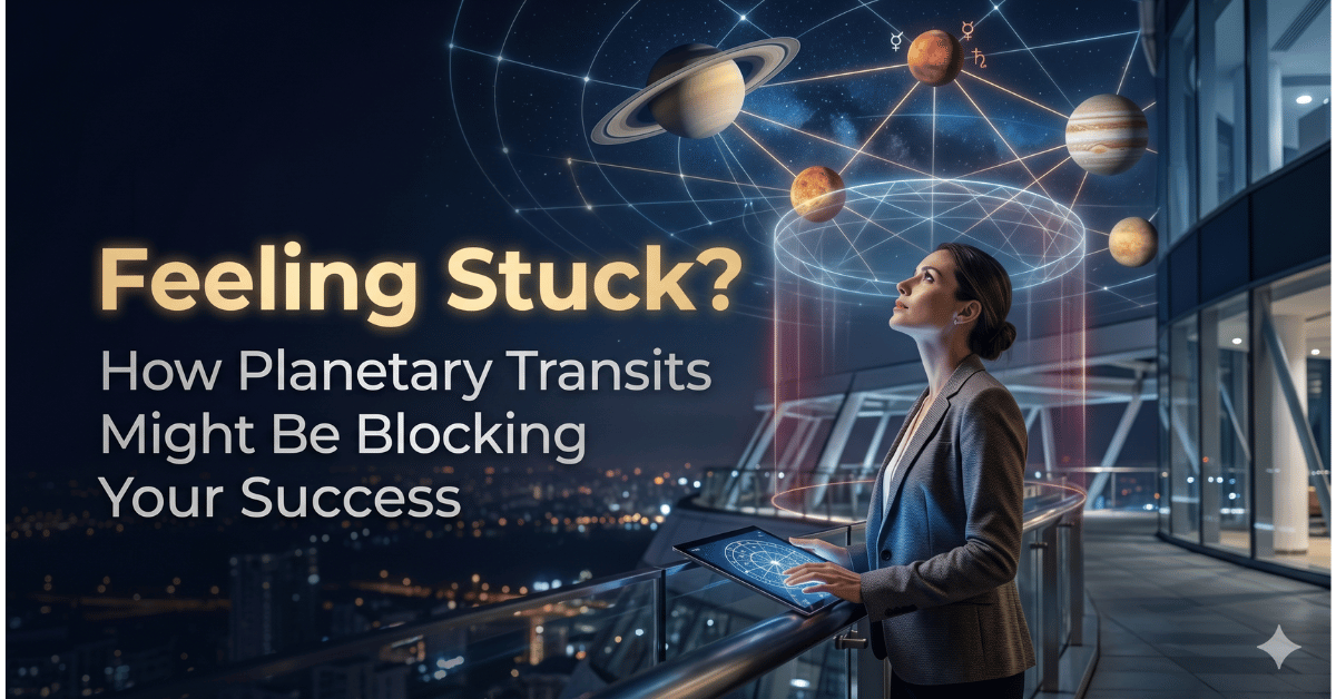 Feeling Stuck? How Planetary Transits Might Be Blocking Your Success